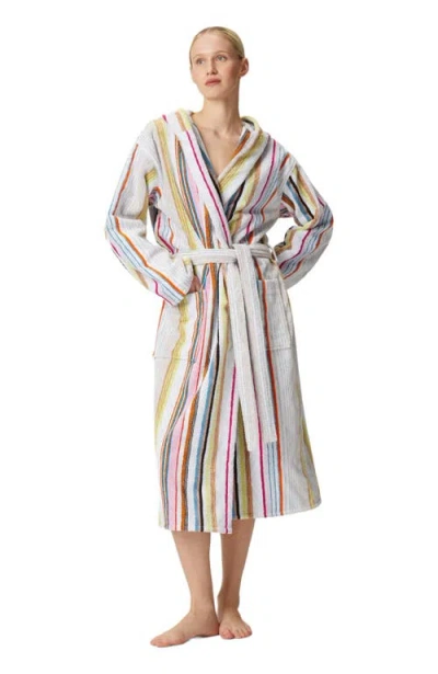 Missoni Home Moonshadow Cotton Terry Bathrobe With Lurex In Multicoloured