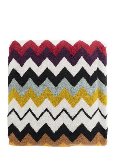 Missoni Home Murrina' Multicolor Beach Towel With All-over Zigzag Motif