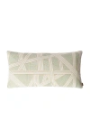 Missoni Home Nastri 30x60 Cm Cushion With Stitching In Green