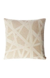 Missoni Home Nastri Cushion 60x60 Cm With Contrasting Stitching In Brown