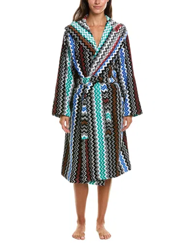 Missoni Home Neoclassic Hooded Bathrobe In Multi