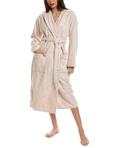 Missoni Home Rex Hooded Bathrobe In Pink