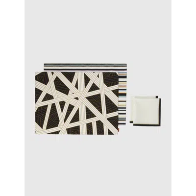 MISSONI MISSONI HOME SET OF TWO NASTRI AND SHANGAI PLACEMATS + TWO NAPKINS