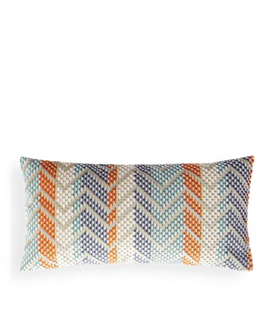 Missoni Home Squame Cushion In Orange