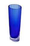 Missoni Home Tableware Champagne Glasses Nastri Set Of 6  Blue 7.5 Oz, H 6.5"
