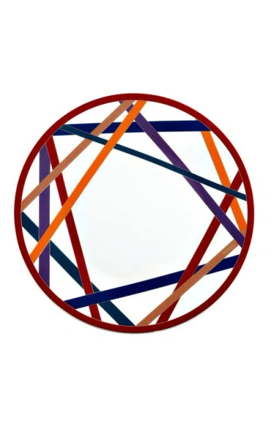 Missoni Home Tableware Charger Plate Nastri  Multicolor Diam. 12.5"