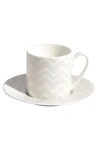 Missoni Home Tableware Coffee Cup & Saucer Zig Zag Set Of 6