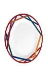 Missoni Home Tableware Oval Dish Nastri  Multicolor Diam. 14"