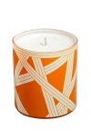 Missoni Home Tableware Scented Candle Nastri 220gr  Bicolore 1 Orange Diam. 3.3", H 3.5"