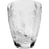 Missoni Home Tableware Water Glass Zig Zag Set Of 6  Transparent 11.8 Oz, Diam. 3.3", H 4"