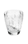 Missoni Home Tableware Wine Glasses Zig Zag Set Of 6  Transparent 9.8 Oz, Diam. 3.25", H 3.75"