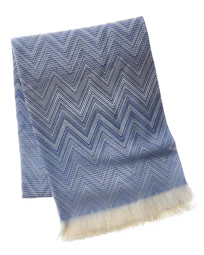 Missoni Home Timmy Throw In Blue