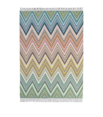 Missoni Home Wool-blend Plume Throw In Multi