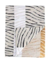 MISSONI MISSONI HOME ZAMBIA PATCHWORK 260X250 BLANKET OR COVER BEIGE SIZE - POLYESTER, COTTON