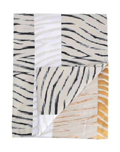 Missoni Home Zambia Patchwork 260x250 Blanket Or Cover Beige Size - Polyester, Cotton In Multi
