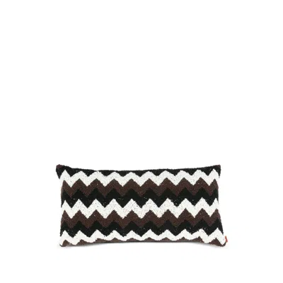 Missoni Home Zig-zag Chevron Throw Pillow In Brown