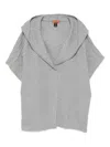 Missoni Hooded Cape In Gray