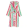 Missoni Hooded Stripe-pattern Bath Robe In Multi