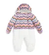 Missoni Hooded Zigzag Snowsuit In Multi