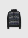 Missoni Kapuzen-sweatshirt Mit Zickzack-einsatz In Black