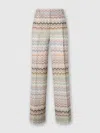 Missoni Hose Aus Dégradé Zick-zack-viskose In Mehrfarbig