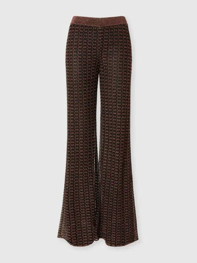 Missoni Viscose Lamé Lace Trousers