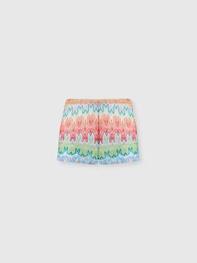 Missoni Hotpants Aus Viskose Mit Blumenmuster In Multi