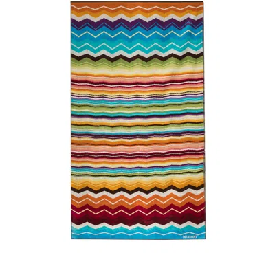 Missoni Hugo Zigzag Beach Towel In Multi