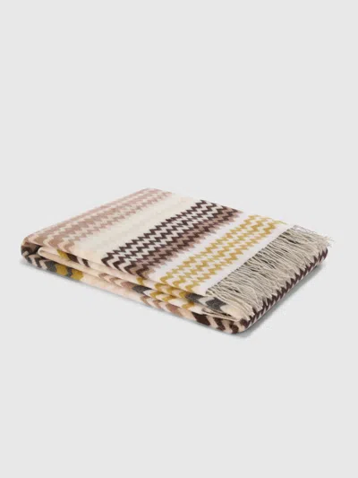 Missoni Humbert Throw 130x190 In Brown