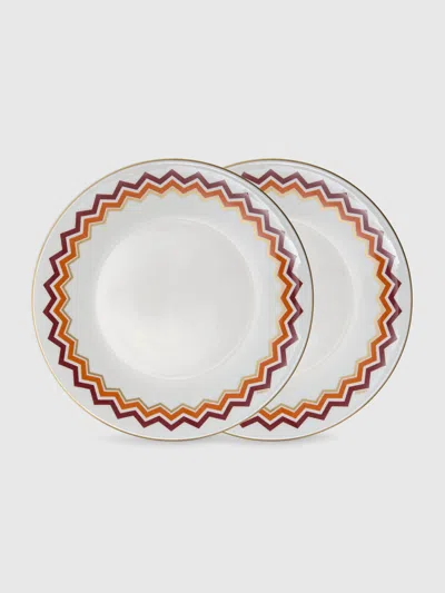 Missoni Iconic Dinner Plate Set Of 2 - Ø 27.5 Cm In Multi