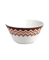 Missoni Porcelain Zigzag Fruit Bowl In Multi