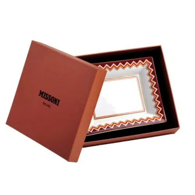 Missoni Iconic Rectangular Large Tray In Multi
