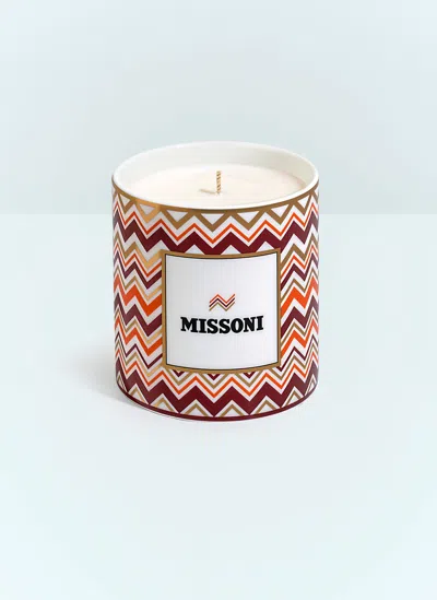 Missoni Iconic Scented Candle In Multicolour