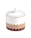 Missoni Iconic Sugar Pot In Multi