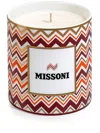 Missoni Iconic Zigzag-print Candle In White