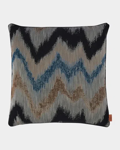 Missoni Ikat Chevron Decorative Pillow, 18" Square In Multi