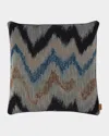 Missoni Ikat Chevron Decorative Pillow, 18" Square In Multi