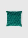 Missoni Fossile Indoor Cushion 40x40 Cm With Chevron Pattern