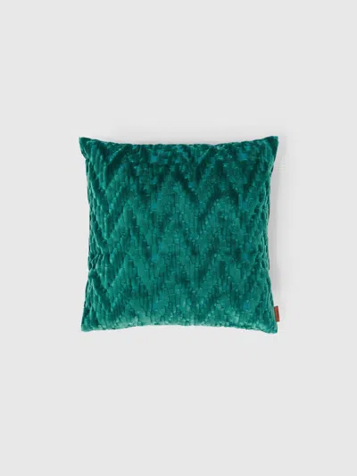 Missoni Fossile Indoor Cushion 40x40 Cm With Chevron Pattern