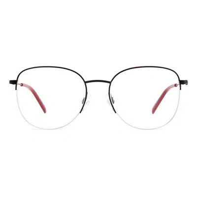 Missoni Irregualr Frame Glasses In P68/18 Black Cherry