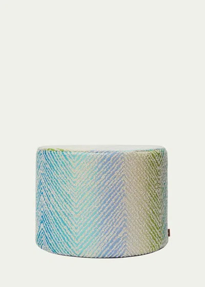 Missoni Island Cylinder Pouf In Multi