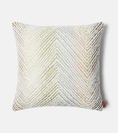 Missoni Island Zigzag Cushion In Purple