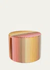 Missoni Jacaranda Cylinder Pouf In T50-blu