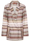 Missoni Zigzag-pattern Double-breasted Blazer