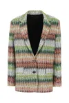 Missoni Long-sleeved Suit Jacket In Multicolor