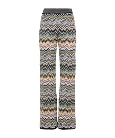 Missoni Jacquard Flared Pants In Multi