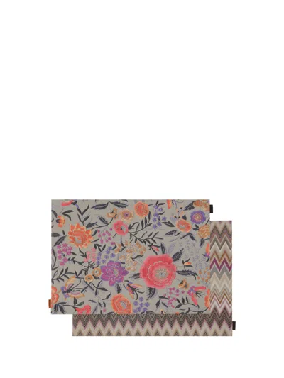 Missoni Jacquard Floral Cotton Placemats In Multi