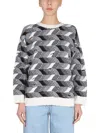 Missoni Vintage Jacquard Oversized Wool Sweater