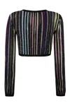 Missoni Jacquard Knit Cardigan In Multicolor