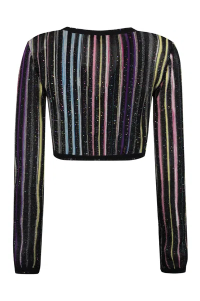 Missoni Jacquard Knit Cardigan In Multicolor